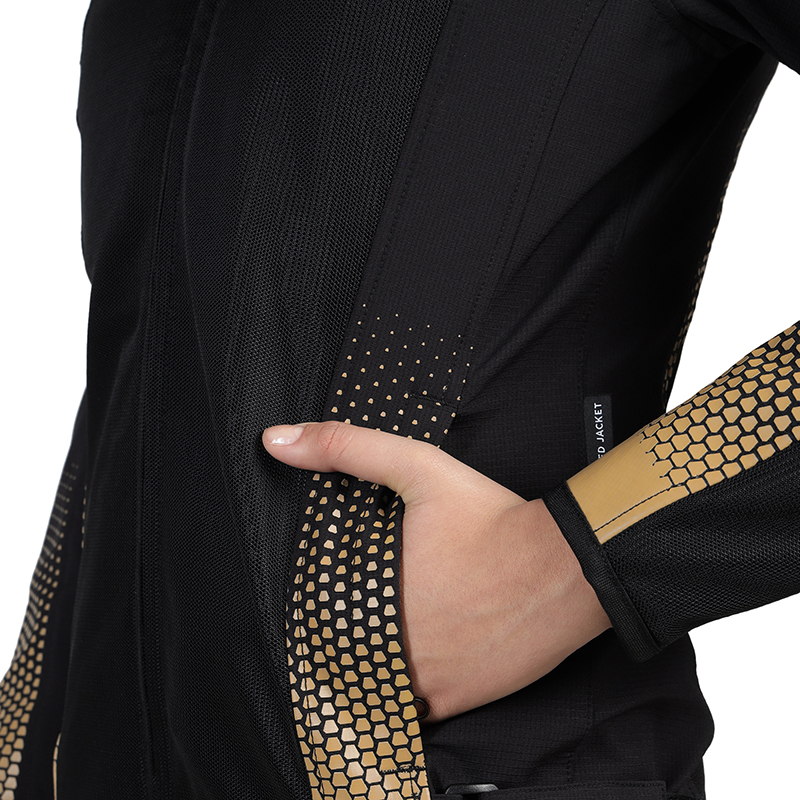 여성 스카이 블루 투어러 라이딩 재킷-1